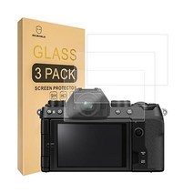 Mr.쉴드 [3-팩] 스크린 Protector 후지필름 X-E3 X-S10 X-A1 X-A2 X-M1 XE3 XS10 XA1 XA2 XM1 카메라 [Tempered 글래스] [Ja