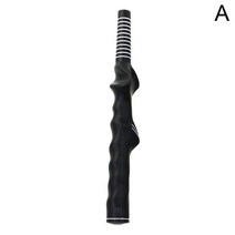 골프 손 그립 클럽 스윙 스틱 핸들 초급 연습 손 손 오른쪽 모양 3 고무 수정 크기 M4z9, 01 black
