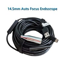 고성능 125mm 오토 초점 내시경 카메라 5MP HD 방수 미국B 타입 C 보어스코프 파이프 오토차 검사 안드로이드 스마트폰 PC Android Smartphone 호환 보스코프, [06] 15m, [01] 145mm 3 in 1