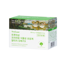 트루아상 프리미엄 식물성 초임계 알티지 오메가3, 600mg, 60캡슐