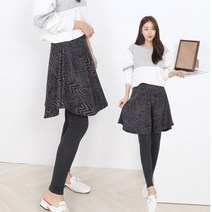 미소레깅스 지브라 롱 후레아 치마레깅스