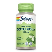 SOLARAY 솔라레이 Gotu Kola 고투콜라 450mg 100정, 1개