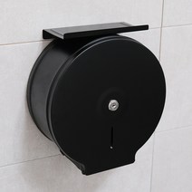 스테인레스 무광 블랙 점보롤 휴지걸이 선반형 케이스