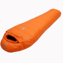 초경량 구스다운 침낭 동계 겨울 혹한기 극동계 백패킹 캠핑침낭 슬리핑백, 1개, 그린 2000g