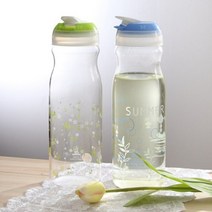 HARIO 원터치 내열유리 물병 블루, 색상