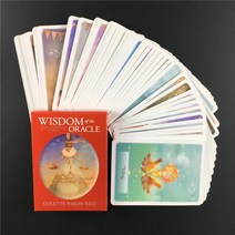 비밀 언어 동물 오라클 카드 타로 데스크 게임 영어 가이드 북 운명 운세 보드, [07] 52pcs TS12