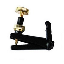 1pcs 바이올린 미세 튜너 조절기 구리 니켈 합금 3/4 4/4 크기 액세서리, [02] black