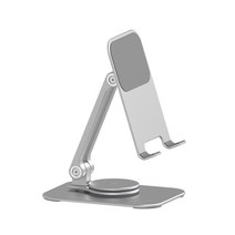 갤럭시 아이폰 수리 도구 매트 360도 회전 금속으로 접을 수 있는 휴대전화 태블릿PC 브래킷은 삼성 아이폰에 적용된다, [02] Silver