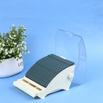 책 소독기 다용도 살균기 1Pcs 142 구멍 치아 Bur 블록 홀더 Autoclave 살균기 케이스 소독 상자 보유 플라, 한개옵션0