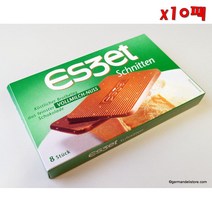 Eszet 에스젯 슈니텐 Vollmilch Nuss 밀크 초콜릿 넛츠 슬라이스 75g 10팩