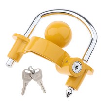 자동차 견인고리 견인볼유니버설 보트 오토바이 트레일러 아연 합금 볼 커플러 잠금 헤비 듀티 히치 모터, 한개옵션0