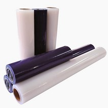 보호테이프 보호랩 스트레치필름 공업용랩, 4롤, 청색 폭50cm