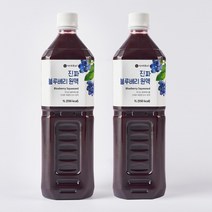 국내산 진짜 블루베리 원액, 1L, 2병