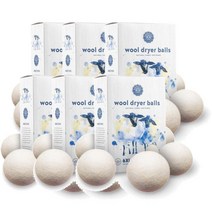 울지 울 드라이어 볼 XL 드라이어 6팩 Woolzies Wool Dryer Balls XL New Zealand Wool