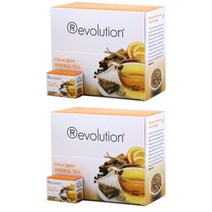 레볼루션 시트러스 스파이스 허브티 30티백 2팩 Revolution Tea