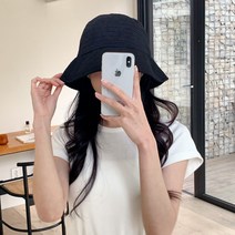 블루씨티 여름 스플릿 엠보 자외선 차단 버킷햇 벙거지 모자