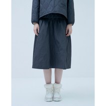 [헤지스레이디스] [헤지스 여성] [22FW] HSSK2D012G3 그레이 퀼팅 스커트