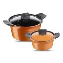 테팔 세라믹 뉴팟라인 냄비 2종세트, 혼합 색상, 뚝배기 16cm + 국냄비 24cm