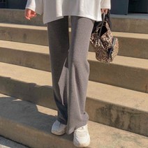 [체리빌레] 후회없는선택 밴딩팬츠 부츠컷 니트 바지
