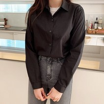 티데일리 [로켓] 포드 베이직 셔츠 여성용 무지 카라 기본 남방