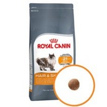 로얄캐닌 헤어 앤 스킨 고양이 사료, 곡물, 1개, 4kg