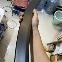 for tesla model y 탄소 섬유 블랙 글레이즈 자동차 스포일러 3d 압출 블로우 몰딩 f-hd 스포일러 car refitting, 매트 백