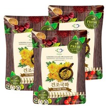 푸른들판 국내산 국화 꽃 차(감국), 100g, 3개