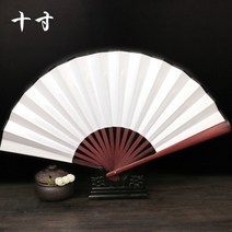오리엔탈 학예회 개화기 한국무용 새해 신년 대나무 전통 부채 한복 창작 외국인선물 고전, 10 순백