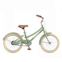 클래식 16인치 바구니 자전거 여아용 키즈 바이크, 18인치키권장115-125그린초경량알루미늄