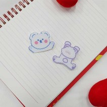웹툰 캐릭터 패션용 귀여운 가방 뱃지 5개 브랜드와펜, 4번