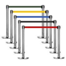 차단봉 간이펜스 스텐차단봉 규제선 라인 안전봉 벨트차단봉 임대 렌탈, 1개