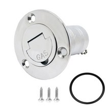 수족관 냉각기 무소음 112 quot38mm 보트 데크 필필러 탱크 넥 키리스 캡 가스물연료디젤 마린 스테인레스 스틸 316 요트 캐러밴, GAS