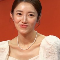 14K 서하얀 이지혜목걸이 고급 스와로브스키 진주 비드 초커 진주목걸이