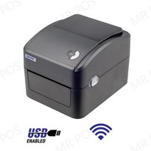 라벨 바코드 프린터 WIFI Xprinter XP-420B 4 인치 열 너비 115mm 지원 QR 코드 ePacket 급행 운송장, [08] USB and WIFI, [01] EU 플매트 카펫 러그