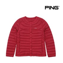 핑골프골프 여성 경량다운 헝가리 구스 내피 점퍼_P12293JD951_PK, 90, PK