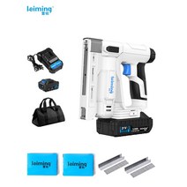 충전식 목공 전기 타가건 타카총 타정기 실핀 못총, 네일건 2.0Ah 1회 충전  2000mAh
