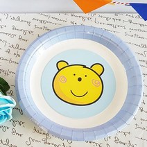 신나라-닷컴_H30 파티접시(블루베어)3개-18cm 10매 생일 용기 데코용품 용접시 종이 테이블 일회용_ tlsskfk, 신-컴-선택사항없습니다, 신-컴-선택사항없습니다