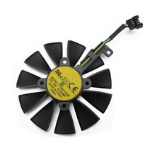 ASUS Strix GTX 1060 OC 1070 1080 1080Ti RX 480 T129215SU 87mm 그래픽 카드 쿨러 팬, EVE 5PIN, 02 EVE 5PIN, 1개