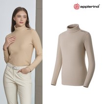 기타 애플라인드 여성 플러피 기모 긴팔티셔츠 HKWW0HLS03