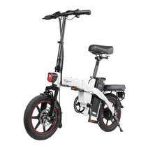 접이식 전동자전거 전기자전거 배달 렌탈 키트 폴딩 전기 자전거 미니 EBike 성인 패션 전자 48V 리튬 배터리, Gift not bike