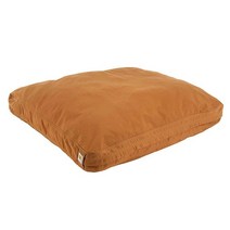 Carhartt 내구성이 뛰어난 캔버스 재질의 반려견 침대 방수 코팅이 된 프리미엄 반려동물 라지 칼하트 브라운 셰르파 탑, Medium