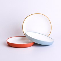 킨토 본보 유아 식기 이유식 그릇 접시 플레이트 17cm, 옐로우