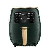 카본히팅오븐 전기오븐4.5L 다기능 전기 에어 프라이어 오븐 360 ° 베이킹 스마트 터치 스크린 오일 가전, 02 Green_02 미국
