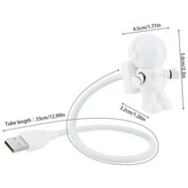 북라이트 독서등 스탠드 usb spaceman 램프 creative light 우주 비행사 모양 눈 보호 독서 책상 램프 컴퓨터 노트북 pc 조명