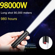 손전등 랜턴 라이트 휴대용 5V USB 충전식 미니 LED 3 조명 모드 방수 토치, 하얀, 검은 색, 198000W