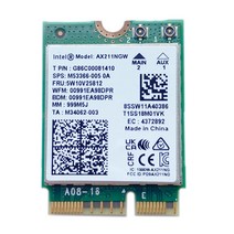신제품 WiFi 6E AX211NGW 트라이 밴드 2.4G/5G/6Ghz 무선 카드 블루투스 5.2 인텔 M.2 KeyE CNVio Windows, 01 AX211NGW
