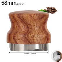 커피 디스트리뷰터 51mm 53mm 58mm 탬퍼 조정 가능한 3 각도 304 스틸, 58mm 3각 탬퍼2