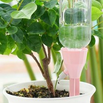 트레이드팩토리 파스텔 화분 자동 급수기 물주기, 핑크