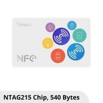 SONOFF NFC 태그 EWeLink 스마트 홈 215 칩 540 바이트 단축키 탭 지원 전화 용 장면 트리거, 01 1pcs
