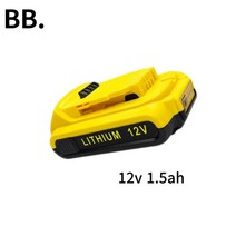BB 디월트 12V 호환 배터리 1.5A 2AH 3AH 컴팩트, BB 컴팩트 5코어 1.5A, 1개